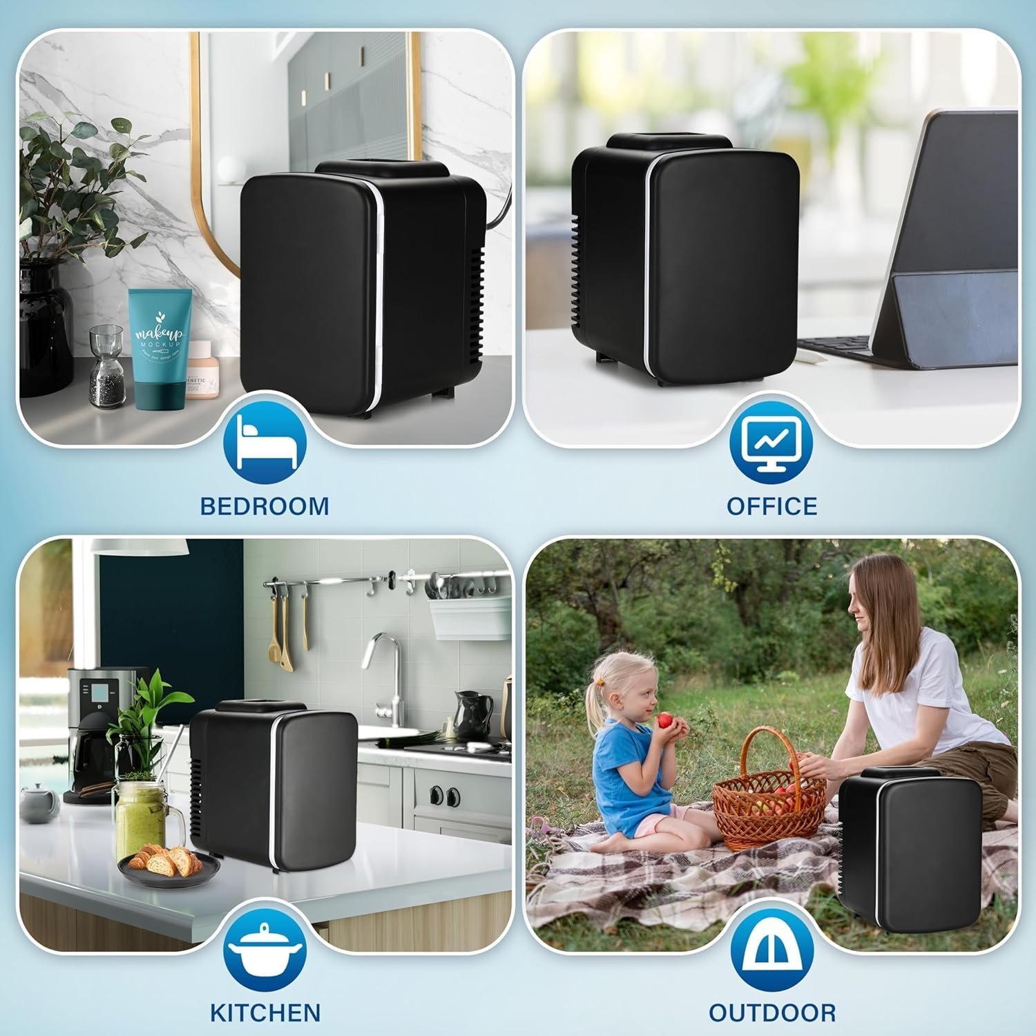 Mini Portable Cooler & Warmer Refrigerator - Image 2